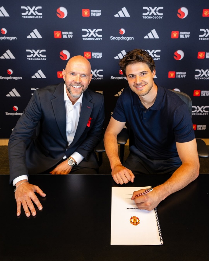 体育直播-太像了？曼联新援拉门斯与经纪人合影，球迷热议：是滕哈赫对吧