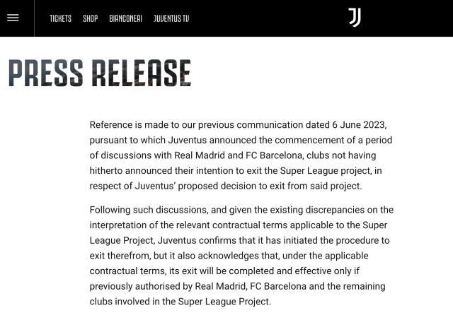 APP下载-尤文宣布启动退出欧超程序，阿涅利时代彻底结束